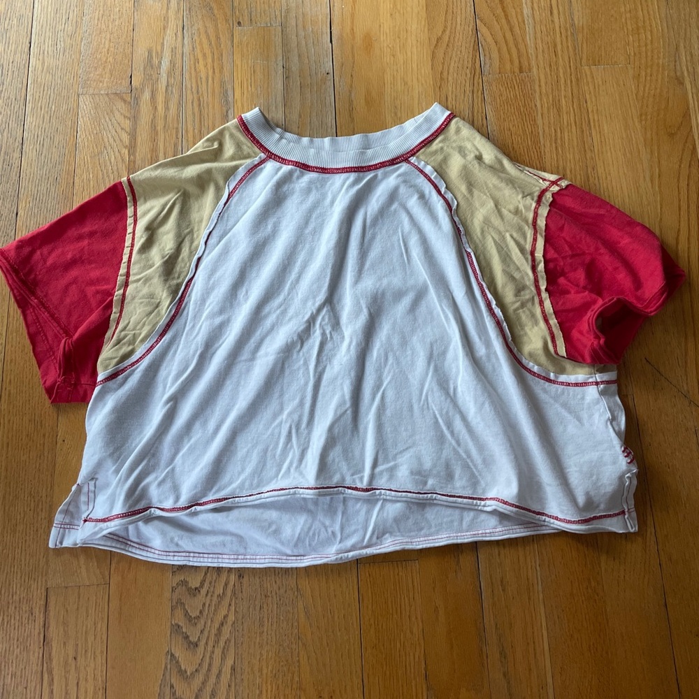 Colorblock Raglan Tee